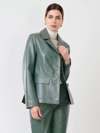 Женский кожаный пиджак 3007-1